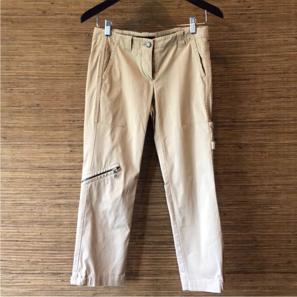 Theory Tan Straight Leg Jumpsuit